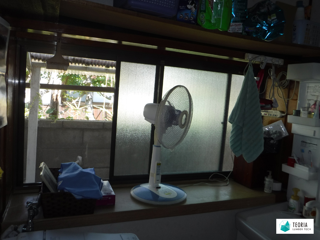 【内窓設置】脱衣所_施工前