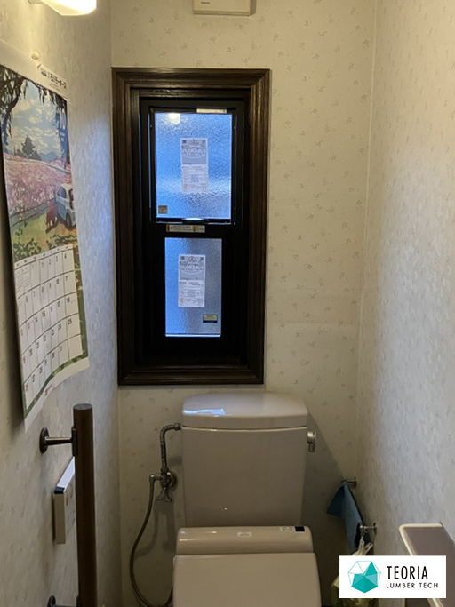トイレの外窓交換（はつり工法）の施工後